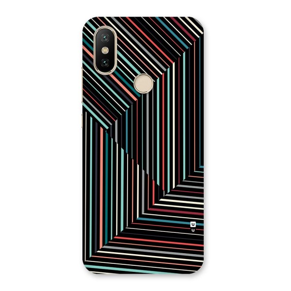 Angulars Stripes Back Case for Mi A2