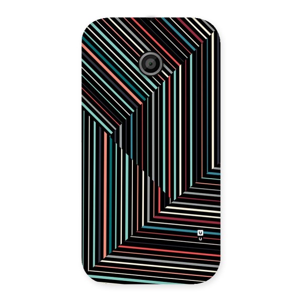 Angulars Stripes Back Case for Moto E