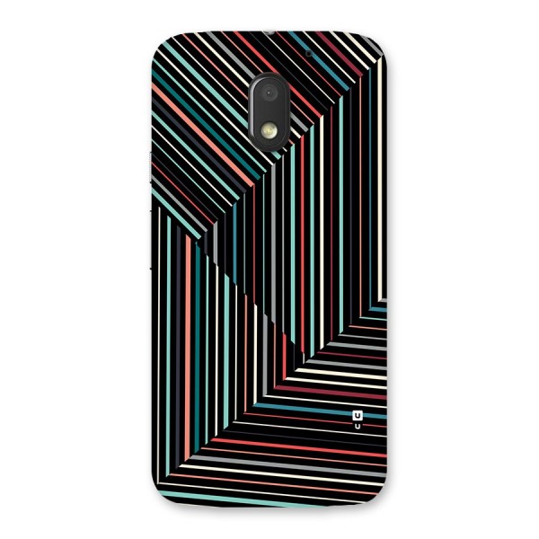 Angulars Stripes Back Case for Moto E3 Power