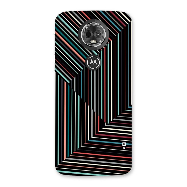 Angulars Stripes Back Case for Moto E5 Plus