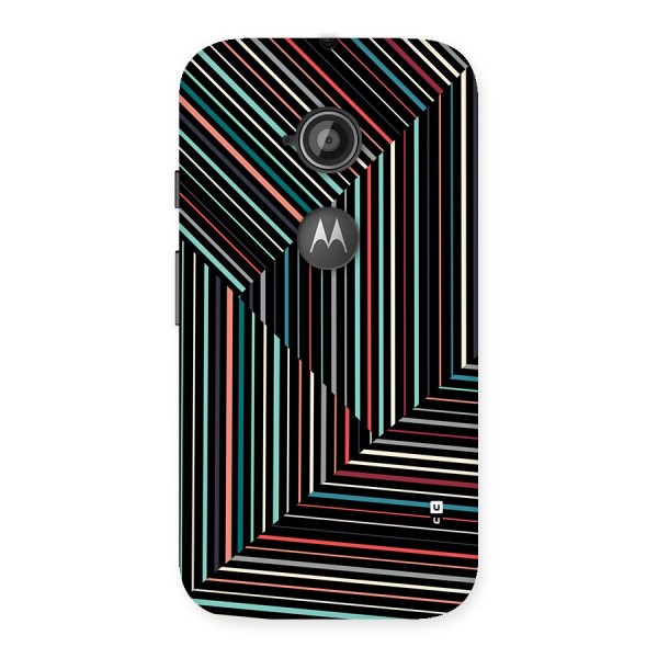 Angulars Stripes Back Case for Moto E 2nd Gen