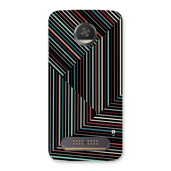 Angulars Stripes Back Case for Moto Z2 Play