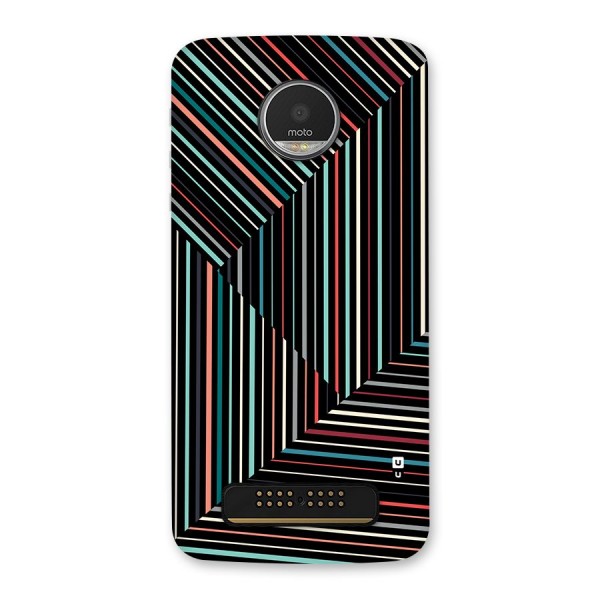 Angulars Stripes Back Case for Moto Z Play