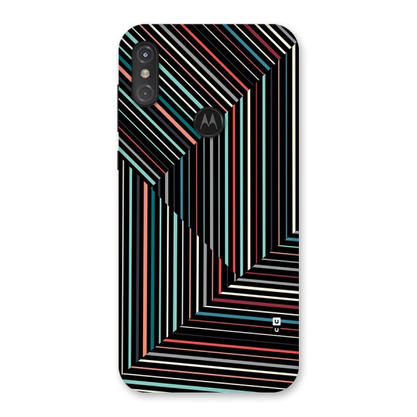 Angulars Stripes Back Case for Motorola One Power