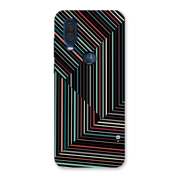 Angulars Stripes Back Case for Motorola One Vision