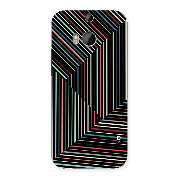 Angulars Stripes Back Case for One M8