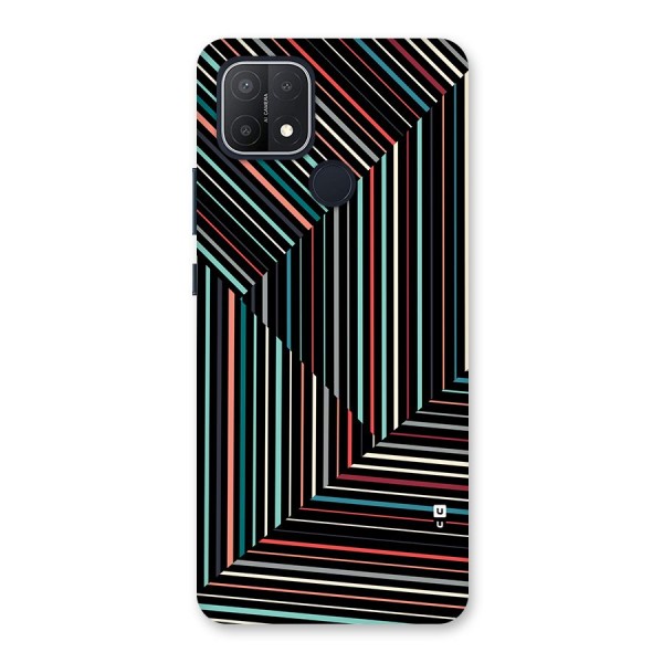 Angulars Stripes Back Case for Oppo A15