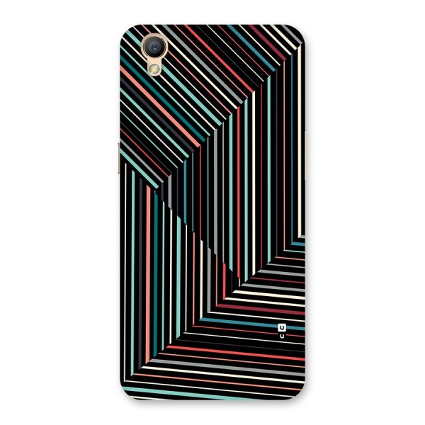 Angulars Stripes Back Case for Oppo A37