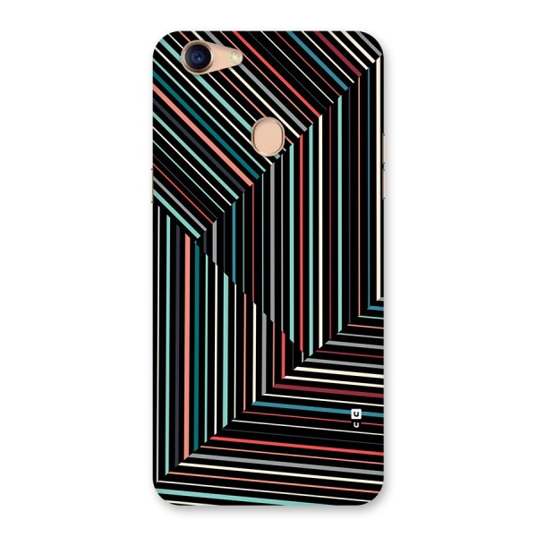 Angulars Stripes Back Case for Oppo F5