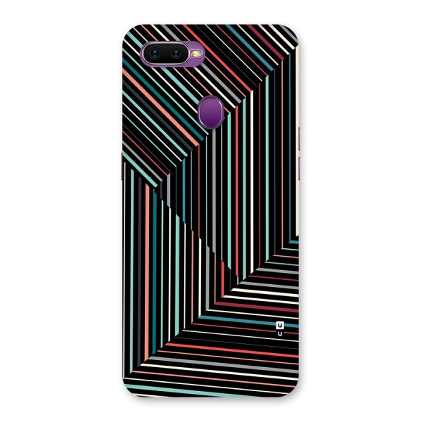 Angulars Stripes Back Case for Oppo F9