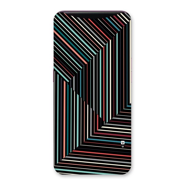 Angulars Stripes Back Case for Oppo Find X