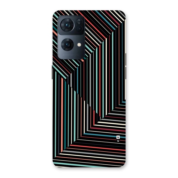 Angulars Stripes Back Case for Oppo Reno7 Pro 5G