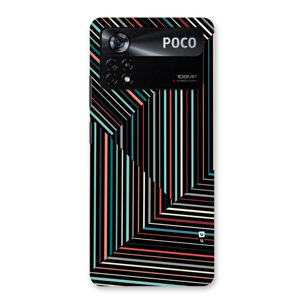 Angulars Stripes Back Case for Poco X4 Pro 5G