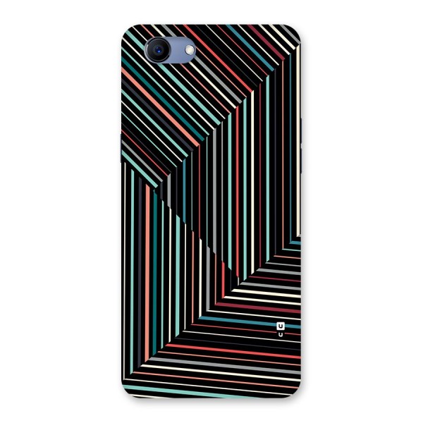 Angulars Stripes Back Case for Realme 1