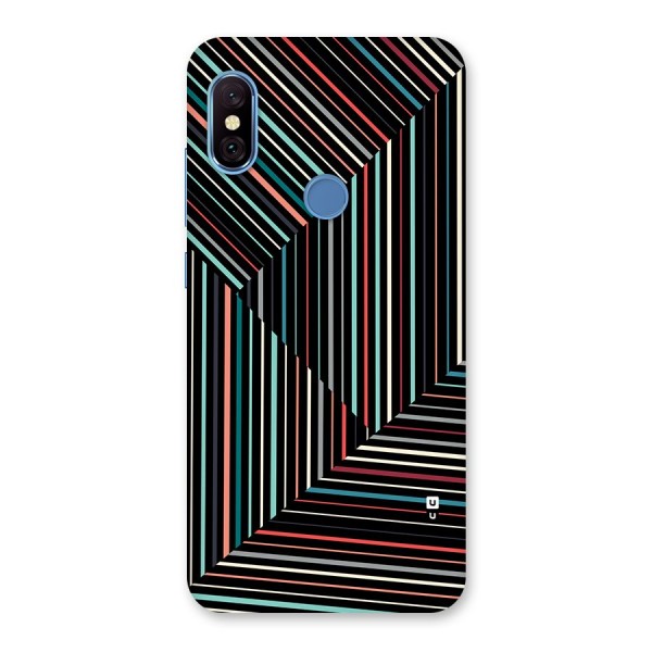 Angulars Stripes Back Case for Redmi Note 6 Pro