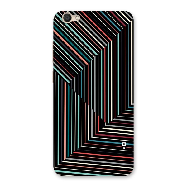 Angulars Stripes Back Case for Vivo V5