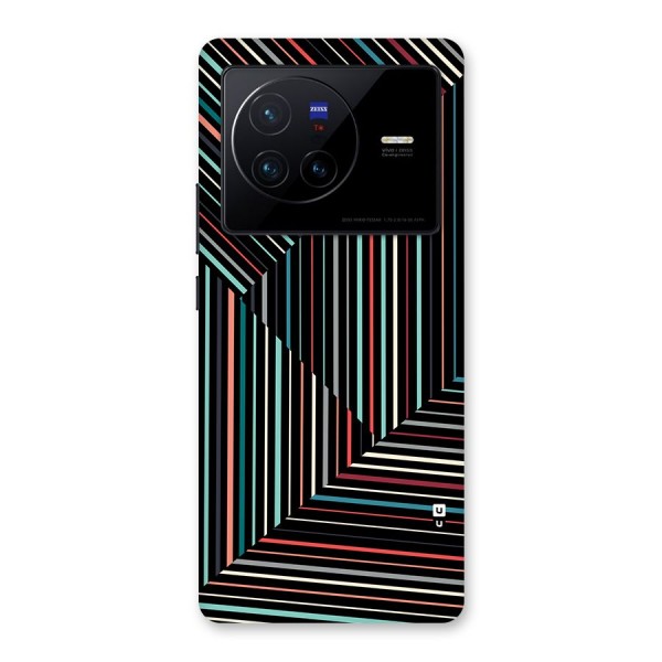 Angulars Stripes Back Case for Vivo X80