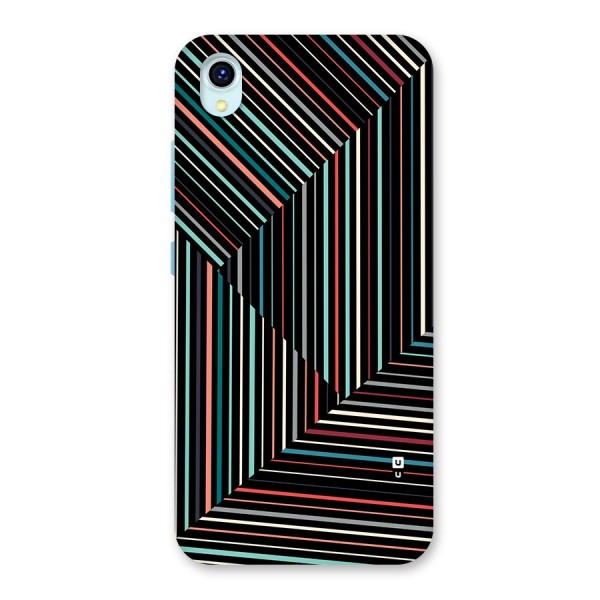 Angulars Stripes Back Case for Vivo Y1s