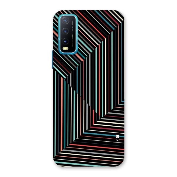 Angulars Stripes Back Case for Vivo Y20s