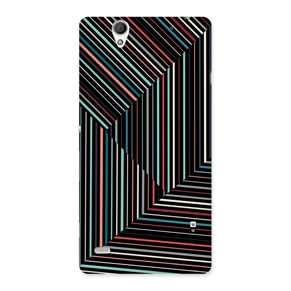 Angulars Stripes Back Case for Xperia C4