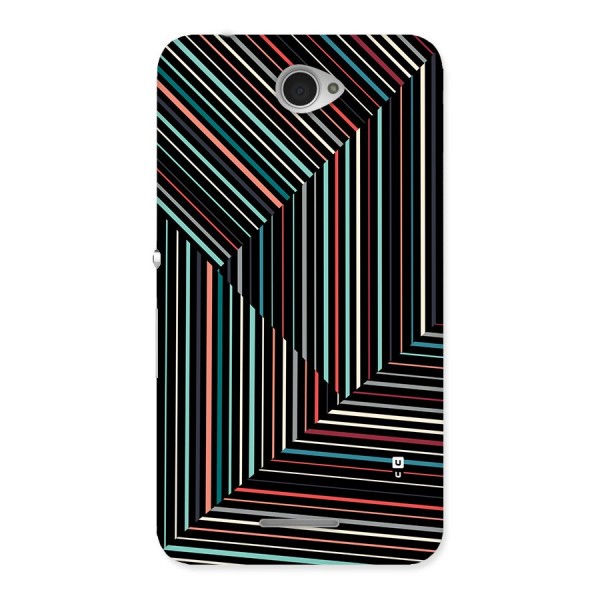 Angulars Stripes Back Case for Xperia E4