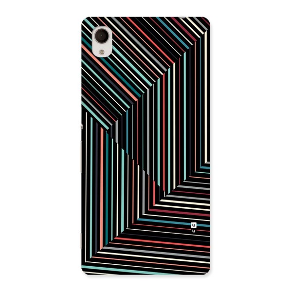 Angulars Stripes Back Case for Xperia M4