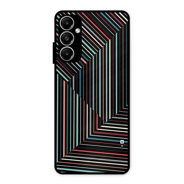 Angulars Stripes Metal Back Case for Galaxy A05s