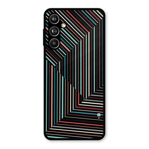 Angulars Stripes Metal Back Case for Galaxy F54