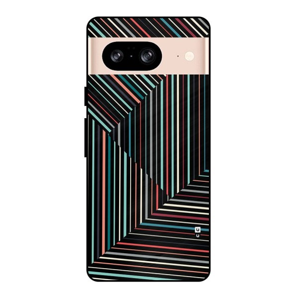 Angulars Stripes Metal Back Case for Google Pixel 8