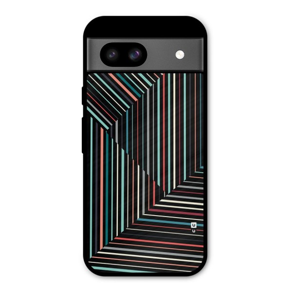 Angulars Stripes Metal Back Case for Google Pixel 8a