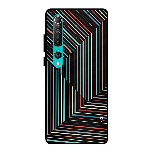 Angulars Stripes Metal Back Case for Mi 10