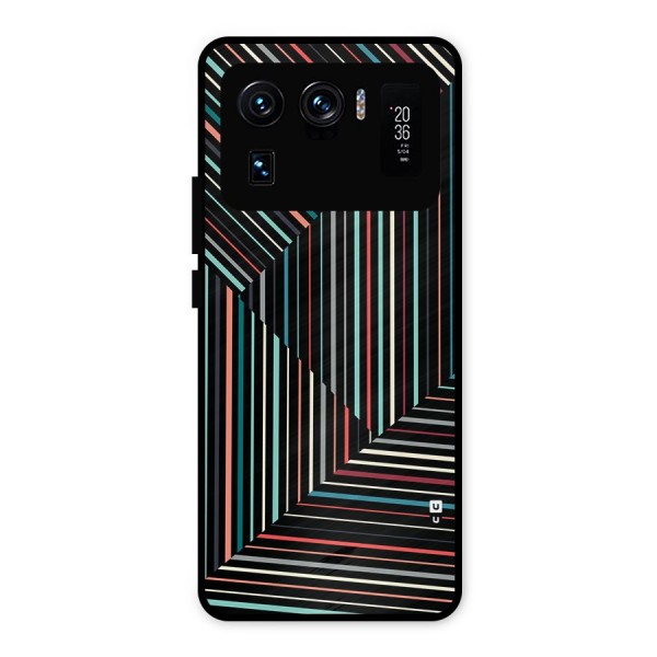 Angulars Stripes Metal Back Case for Mi 11 Ultra