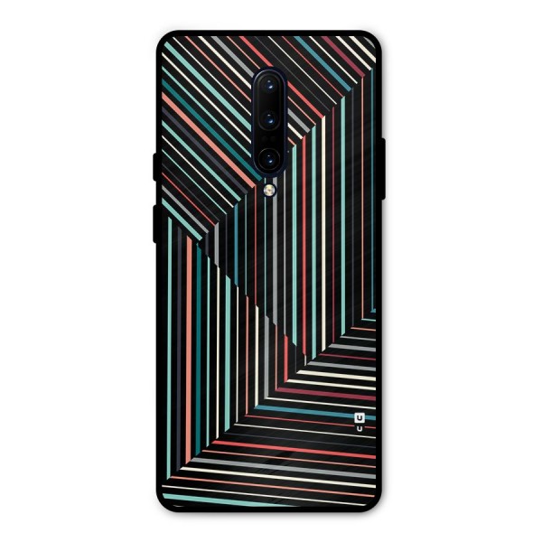 Angulars Stripes Metal Back Case for OnePlus 7 Pro