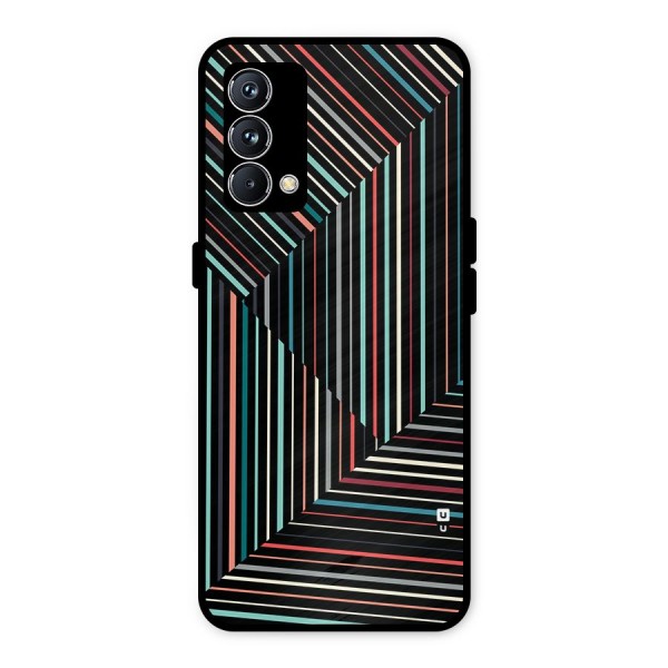 Angulars Stripes Metal Back Case for Realme GT Master Edition