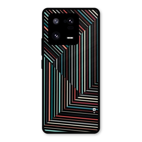 Angulars Stripes Metal Back Case for Xiaomi 13 Pro