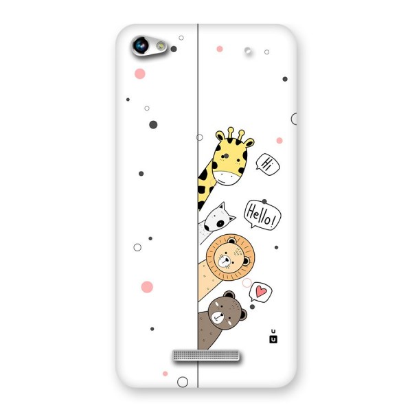 Animal Greetings Back Case for Canvas Hue 2 A316