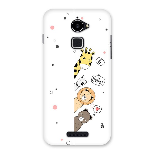 Animal Greetings Back Case for Coolpad Note 3 Lite