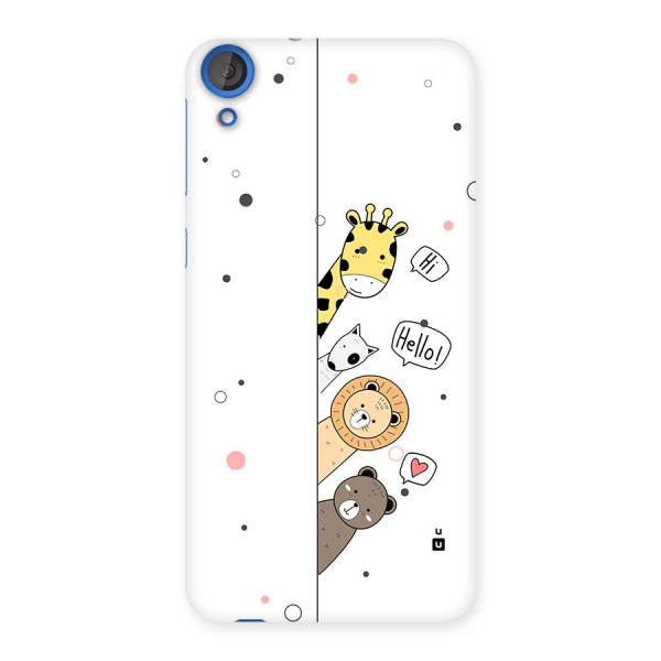 Animal Greetings Back Case for Desire 820