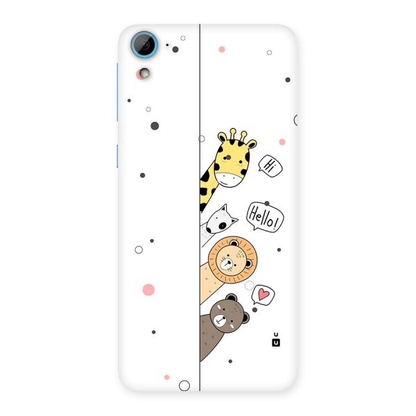 Animal Greetings Back Case for Desire 826