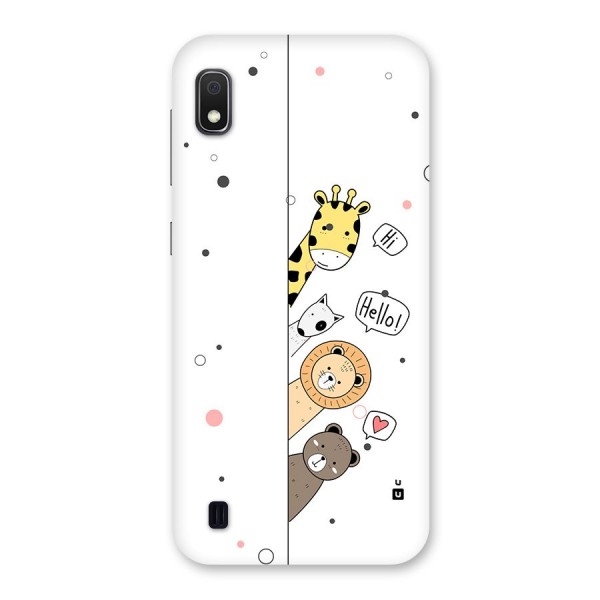 Animal Greetings Back Case for Galaxy A10