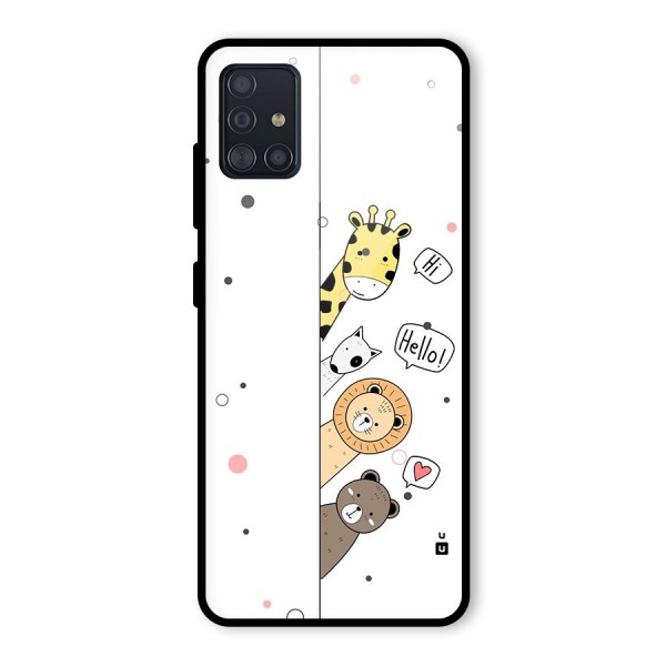 Animal Greetings Back Case for Galaxy A51