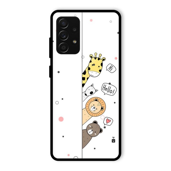 Animal Greetings Back Case for Galaxy A53 5G