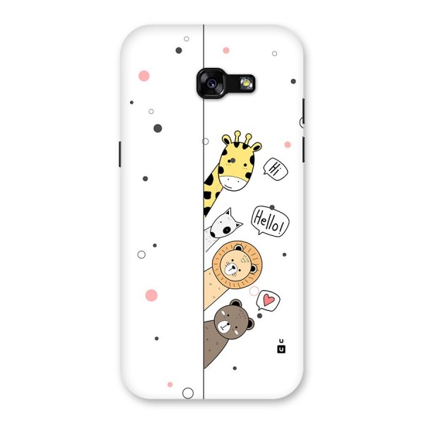 Animal Greetings Back Case for Galaxy A5 2017