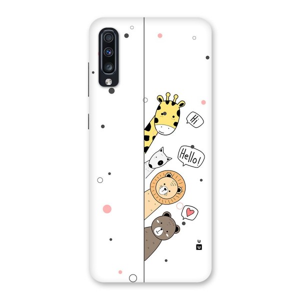 Animal Greetings Back Case for Galaxy A70s