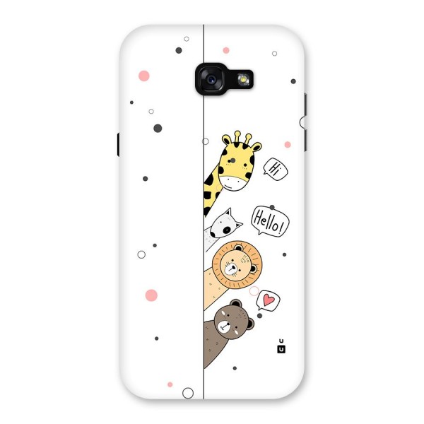 Animal Greetings Back Case for Galaxy A7 (2017)