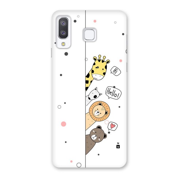 Animal Greetings Back Case for Galaxy A8 Star