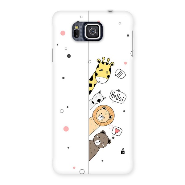 Animal Greetings Back Case for Galaxy Alpha