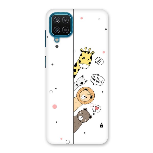 Animal Greetings Back Case for Galaxy F12