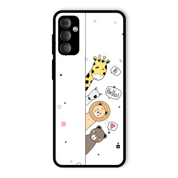 Animal Greetings Back Case for Galaxy F23