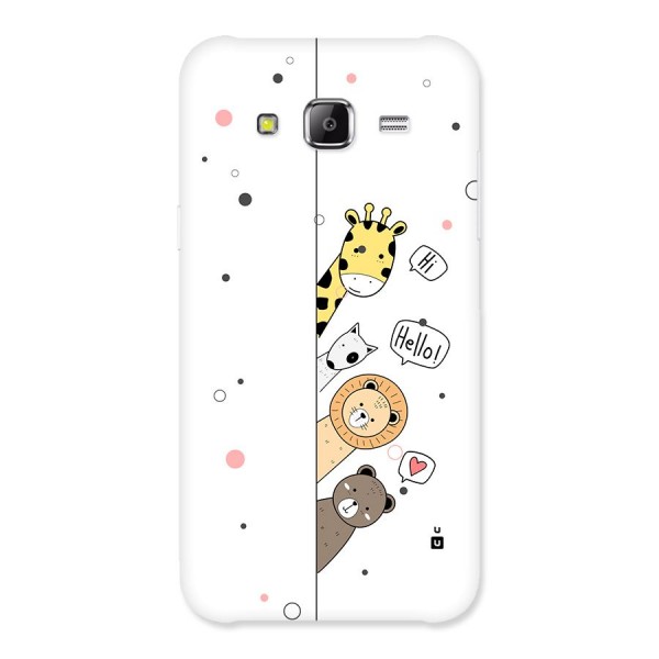 Animal Greetings Back Case for Galaxy J2 Prime